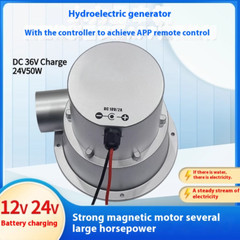 Hydroelectric Generator 12V24V Water Flow Turbine Type Field Household Small