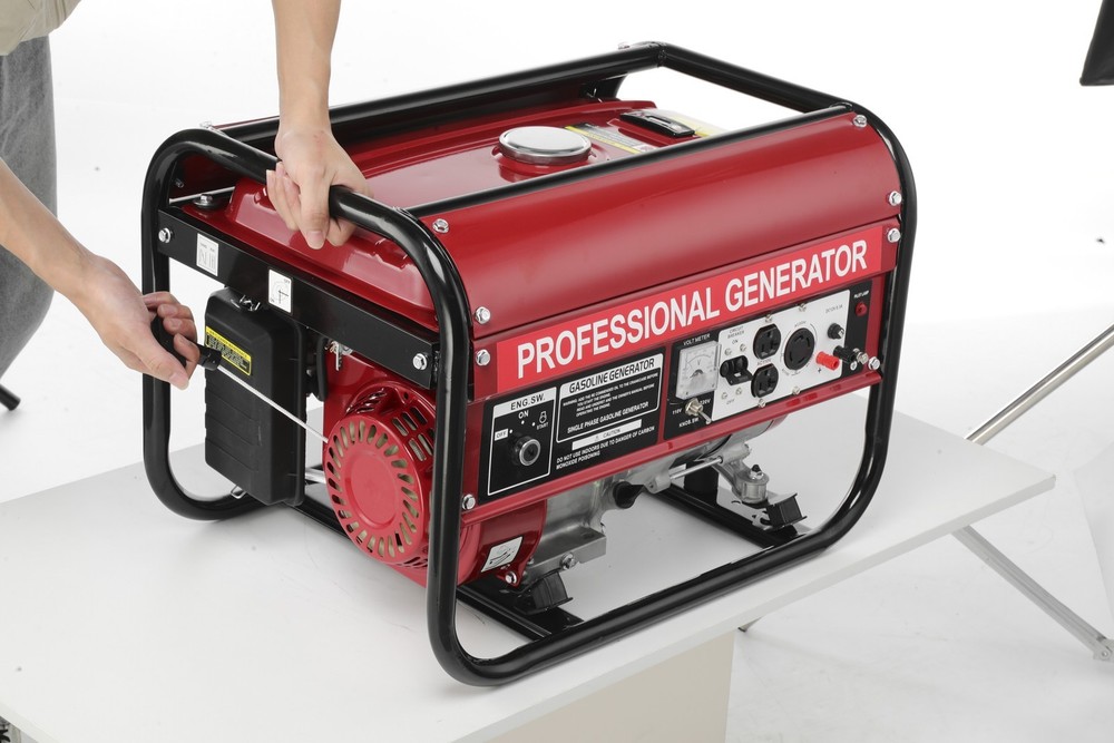 NEW 5000W Portable Generator Gas Powered 4 Stroke for Home Backup J