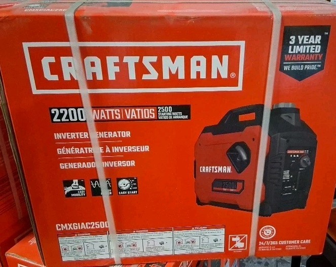 Generator Inverter Craftsman 2500i. 2500W/2200W