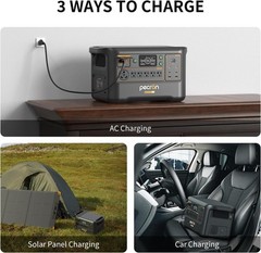 Power Station LiFePO4 Battery pecron F3000LFP 3600Wh Emergency Backup RV
