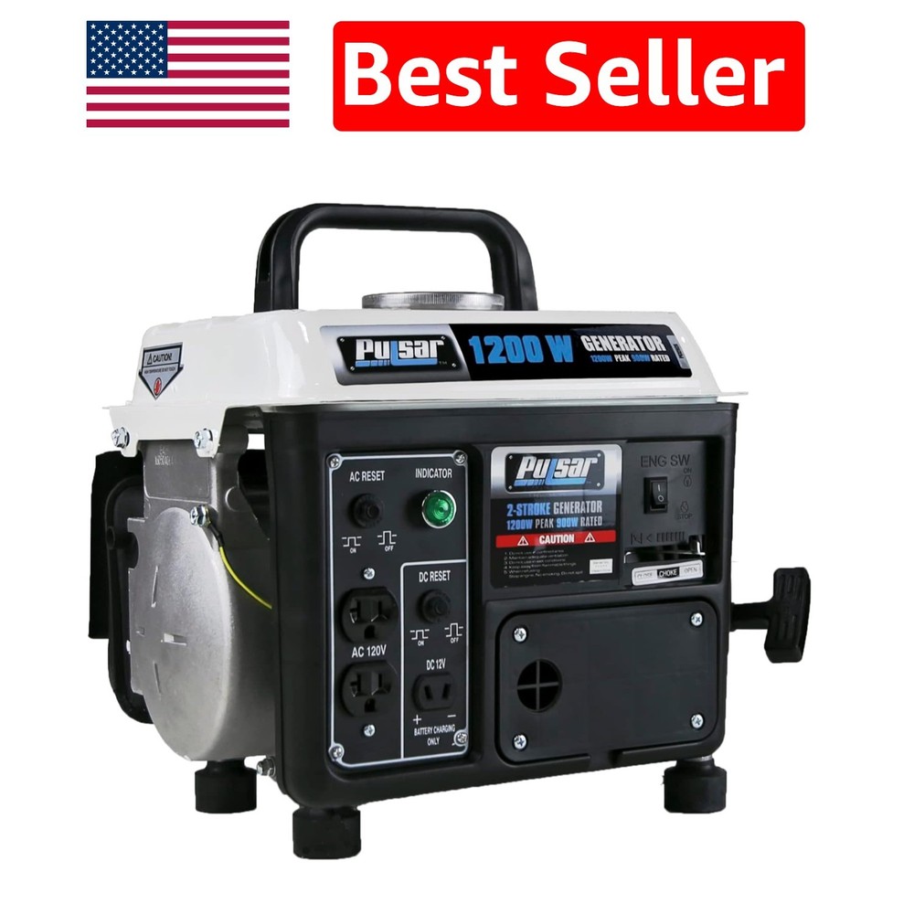 Efficient 1,200W Portable Generator with 5-Hour Runtime for Outdoor Adventures