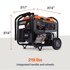 Generac 12500/9500W Tri-Fuel Gas, Propane & NG Generator sale/freeship