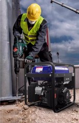 Portable Handheld Open-Frame Variable Frequency Gasoline Generator 220V/380V