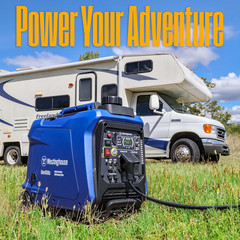 Portable Inverter Generator 4000 Peak Watts Remote Start RV Ready