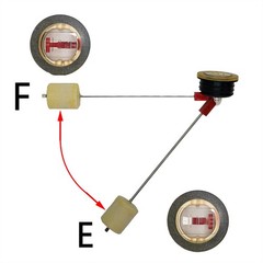 JMCHstore Generator Fuel Gauge 130LG 0H9005 for Generac GP5500 GP6500 RS5500…