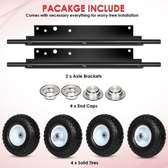 All Terrain Wheel Kit for Honda EU3000is Generator Replaces for 06423-ZS9-020AH