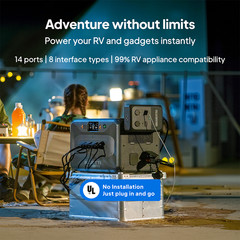 BLUETTI Apex 300 2764.8Wh 3840W Portable Power Station LFP Battery for Backup