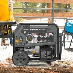 FIRMAN ELECTRIC GENERATOR TRI FUEL T07573 7500W RUNNING 9400W PEAK WATT PORTABLE
