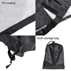 32″L x 24″W x 24″H Generator Cover, 210D Universal Waterproof Covers, Black