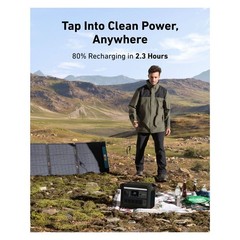 Anker SOLIX C800X 768Wh Solar Generator Plus 200W Solar Panel