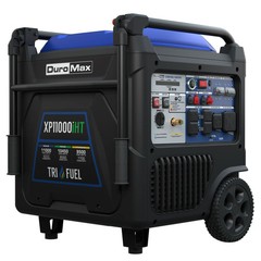DuroMax XP11000iHT 11,000W Portable Tri Fuel Inverter Generator – Quiet, Low THD
