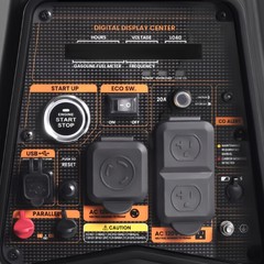 3500 Watt Portable Generator Inverter 3200W Dual Fuel Electric Start for Camping