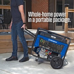 Portable Generator 12500W Peak Remote Start CO Sensor Westinghouse WGen9500c