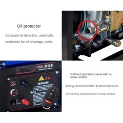 24V DC Generator, Diesel Generator Parking Air Conditioning Gasoline Generator