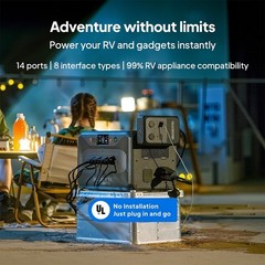 BLUETTI Apex 300+Hub D1 2764Wh LFP Portable Power Station Generator for RV