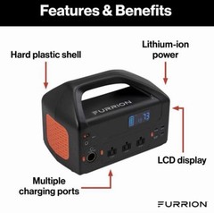 Furrion Trekker 1000w Portable Power Station 999Wh AC Outlet LED Lights Camping