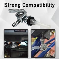 Fuel Shut Off Valve, M10 x 1.25 Generator Gas Tank Switch Valve for Engines Comp