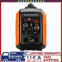 5000W Portable Inverter Generator Gas Powered Quiet for Home Backup Lightweight