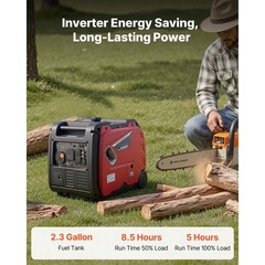 Uimoso 4200W Max 212cc 4-stroke Portable Gasoline Inverter Generator CO Detect