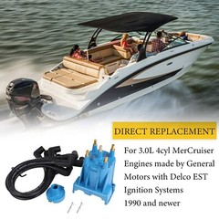 Ignition Tune Up Kit with Distributor Cap and Rotor and Spark Plug Wires Set …