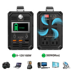 Solar Rechargeable Portable Power Station Battery