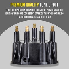 Mercruiser Thunderbolt V8 DISTRIBUTOR CAP ROTOR SPARK PLUG WIRES KIT SET 5.0 …