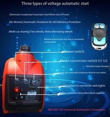 Electric Vehicle Range Extender for Two-Wheelers and Three-Wheelers 48V 60V 72V