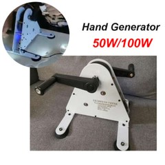 Portable Foot Pedal Generator Hand Crank Generator Fitness Power Spinning Bike