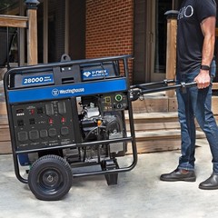 Westinghouse 28,000-W Portable Gas Powered Generator w/ Remote Start, CO Sensor