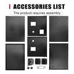 Durable Steel Generator Box Lockable Ventilated W/ Cooling Fan Theft Protection