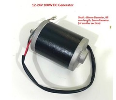 12V/24V Permanent Magnet DC Generator 100W/180W/300W for Power Supply