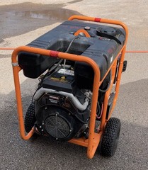 (3) Generac GP17500E 17,500W Portable Generators 120/240V Low Hours Commercial