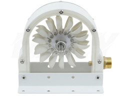Wishcolor 100-300W 500-4000RPM Pelton Wheel Impulse Pelton Turbine with Adapter