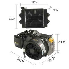 Electric Vehicle Range Extender Low Noise Four-wheel Drive Gasoline Generator