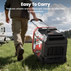 inverter Generator 6KW with ECO Mode 120V/240V App Remote Control Electric Start