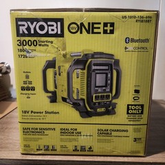 NEW RYOBI RYi818BT One+ 18 Volt Power Station Inverter (ONLY TOOL)