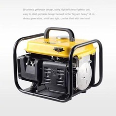 600W Portable Household Micro Brushless Single Phase Gasoline Generator 220V