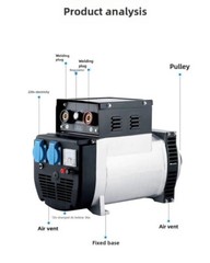Welding and Power Generation Dual-purpose Gasoline Generator Household Small