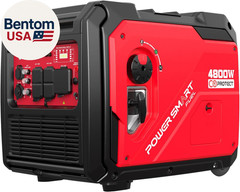5000 Watt Portable Inverter Generator with Electric Start, 30 Amp for Home Use a