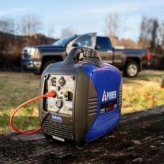Portable Inverter Generator, 2000W Powered By Yamaha Engine For Backup home camp