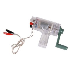 ETA hand2mind Handheld DC Crank Generator 0, Transparent