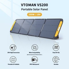 VTOMAN FlashSpeed 1500 Portable Power Station 1500W 1548Wh With 200W Solar Panel