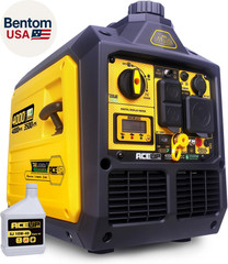 4000 Watt Dual Fuel Inverter Generator Portable Quiet 149Cc, Gas and Propane Pow