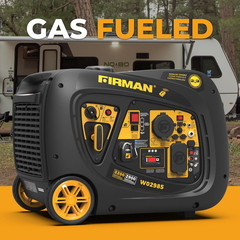 W02985 Inverter Portable Generator 3200W Remote Start, RV Ready Quiet Gas Power