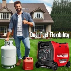 Fits PREDATOR 5000 Watt Dual-Fuel SUPER QUIET Electric Start Inverter Generator