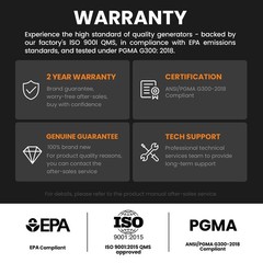 Dual Fuel Inverter Generator 5000W – Parallel Ready & Low Oil Alert for Safety
