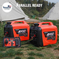 Inverter Generator 4300W Gas Powered Portable Super Quiet Outdoor Generator RV R