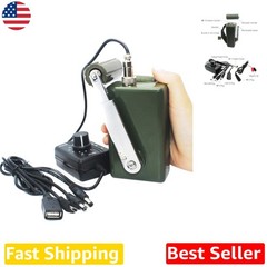 High Power 30W Hand Crank Generator 0-28V Portable Outdoor Phone Charger