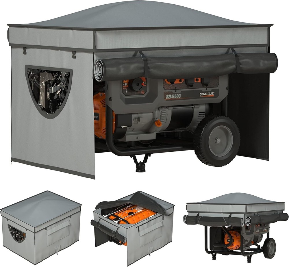 Outdoor Heavy-Duty Generator Tent with Pointed Roof – 100% Waterproof Protection