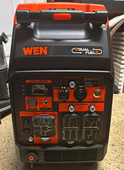 WEN DF480iX 4800W Dual Fuel Inverter Generator, Electric Start, Portable